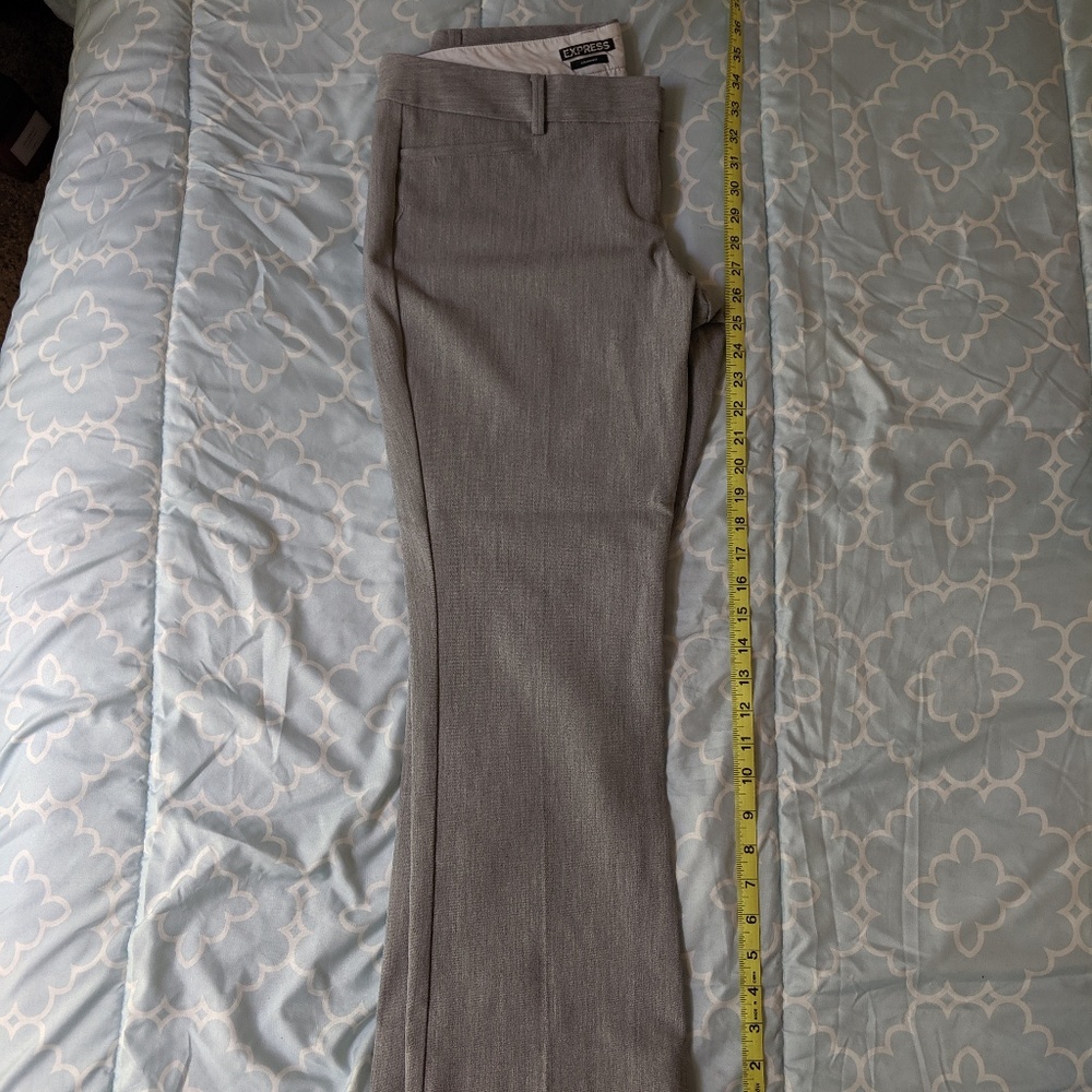 Light gray stretchy pants - Express Columnist